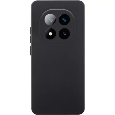 Чохол TPU GETMAN Liquid Silk Full Camera для Xiaomi Redmi Note 14 Pro 4G Чорний / Black