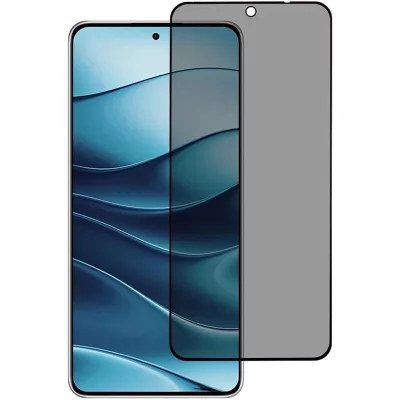 Захисне скло Privacy 5D (тех.пак) для Xiaomi Redmi Note 14 4G Чорний