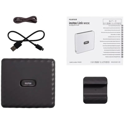 Портативний кольоровий фотопринтер Instax LINK WIDE M EX D GRAY