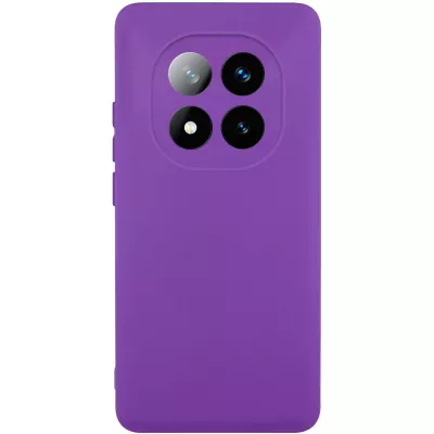 Чохол TPU GETMAN Liquid Silk Full Camera для Xiaomi Redmi Note 14 Pro 4G Фіолетовий / Purple