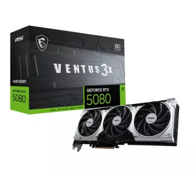 Відеокарта PCIE16 RTX5080 16GB GDDR7 RTX5080 16G VEN 3X OC PLUS MSI