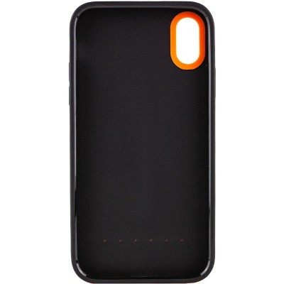 Чехол TPU+PC Bichromatic для Apple iPhone XR (6.1") Black / Orange Чехол TPU+PC Bichromatic для Apple iPhone XR (6.1") Black / Orange