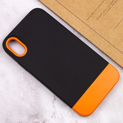 Чехол TPU+PC Bichromatic для Apple iPhone XR (6.1") Black / Orange Чехол TPU+PC Bichromatic для Apple iPhone XR (6.1") Black / Orange