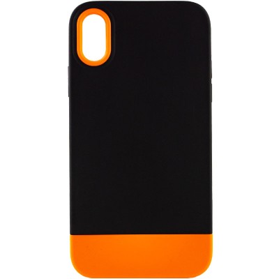 Чехол TPU+PC Bichromatic для Apple iPhone XR (6.1") Black / Orange Чехол TPU+PC Bichromatic для Apple iPhone XR (6.1") Black / Orange