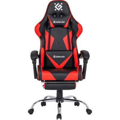 ігр. крісло DEFENDER Pilot, Black/Red (64354)