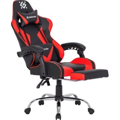 ігр. крісло DEFENDER Pilot, Black/Red (64354)