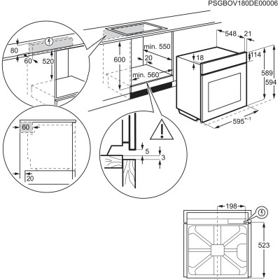 Вбуд. духовка ELECTROLUX KODEF70X