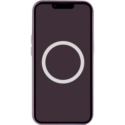 Чохол Silicone case (AAA) full with Magsafe and Animation для Apple iPhone 14 (6.1") Фіолетовий / Elderberry