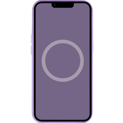 Чохол Silicone case (AAA) full with Magsafe and Animation для Apple iPhone 14 (6.1") Фіолетовий / Iris