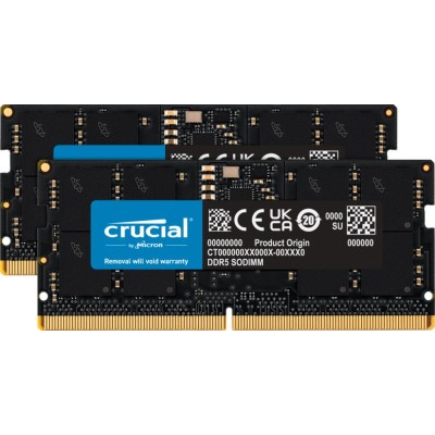 Набір з двох модулів пам'яті 48GB DDR5-5600 SO KIT2 CT2K24G56C46S5 CRUCIAL