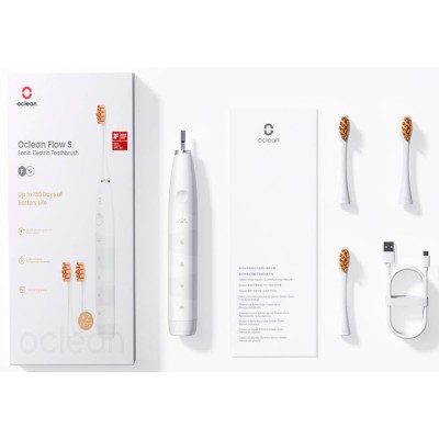 Щітка зубна Oclean Flow S Sonic Electric Toothbrush - біла