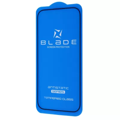 Захисне скло iPhone 14 Pro/15/16 BLADE ANTISTATIC Series Full Glue black