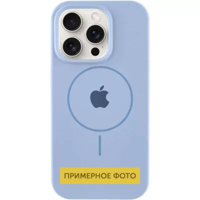 Чохол Silicone Case Full Protective (AA) with MagSafe для Apple iPhone 11 (6.1") Блакитний / Lilac Blue
