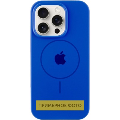 Чохол Silicone Case Full Protective (AA) with MagSafe для Apple iPhone 11 (6.1") Синій / Capri Blue