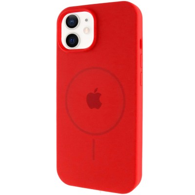 Чохол Silicone Case Full Protective (AA) with MagSafe для Apple iPhone 11 (6.1") Червоний / Red