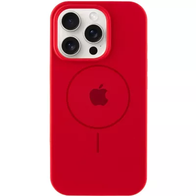 Чохол Silicone Case Full Protective (AA) with MagSafe для Apple iPhone 11 Pro Max (6.5") Червоний / Red