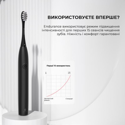 Щітка зубна Oclean Endurance Eco Electric Toothbrush Black