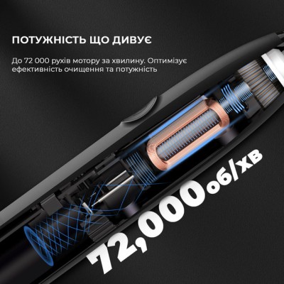 Щітка зубна Oclean Endurance Eco Electric Toothbrush Black