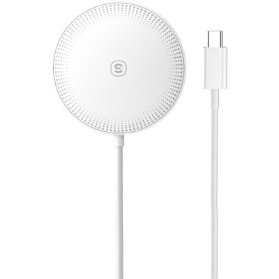 Безпровідний Зарядний пристрій ESSAGER Wind 2in1 Wireless Charger 15W (EWXCX-CF02-Z) White