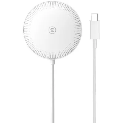 Безпровідний Зарядний пристрій ESSAGER Wind 2in1 Wireless Charger 15W (EWXCX-CF02-Z) White