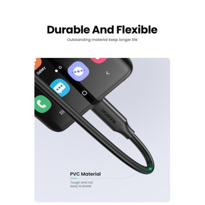 Кабель UGREEN US353 USB-C 3.1 Extension Cable 10Gbps Gen2 5A 1m (10387) Black