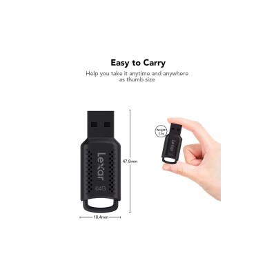 Флеш-пам'ять (накопичувач USB) USB3 64GB V400 LJDV400064G-BNBNG LEXAR