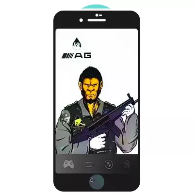 Захисне скло iPhone 7/8/SE 2020/SE 2 5D Anti-static Matte (тех.пак) Чорний