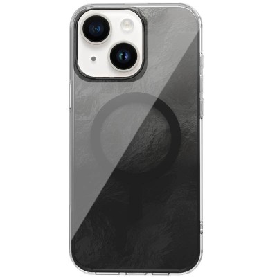 Чохол TPU Shiny Mountain (MagFit) для Apple iPhone 14 / 13 (6.1") Black