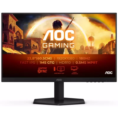 Монiтор TFT AOC 23.8" 24G42E IPS FHD 300nit 180Hz HDMI DP Black