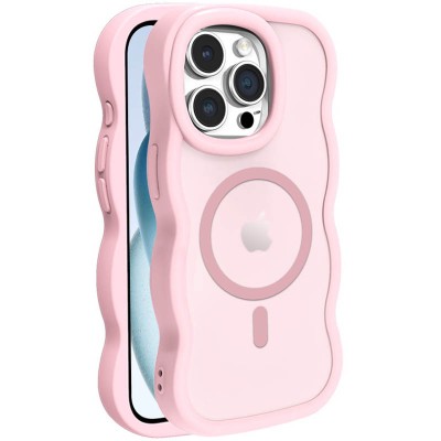 Чохол TPU+PC Undine with MagSafe для Apple iPhone 13 Pro (6.1") Pink