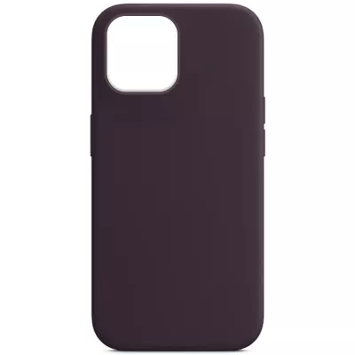Чохол Silicone Case Full Protective (AA) NO LOGO для Apple iPhone 12 Pro / 12 (6.1") Фіолетовий / Elderberry