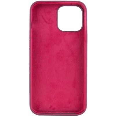 Чохол Silicone Case Full Protective (AA) NO LOGO для Apple iPhone 16 (6.1") Бордовий / Plum