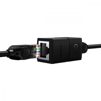 RJ45 конектор Baseus AirJoy Series Network Cable Connector (2шт/уп) B00131100111-00 black