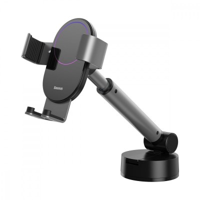 Автомобільний тримач Baseus Simplism Gravity Car Mount Holder (SUYL-JY01) Black