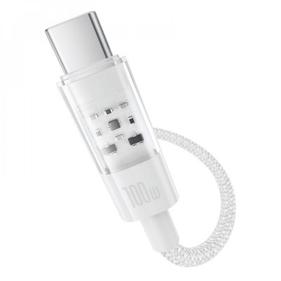 Кабель Baseus Gem Fast-Charging Type-C 100W 1m (P10373002211-00) White