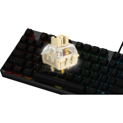 Клавіатура GAMING BLACK UA STRIKE 600 SILENT UA MSI
