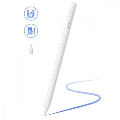 Стилус Baseus Smooth Writing 2 Series Dual Charging For IPad (SXBC080102) White