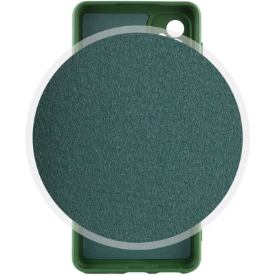 Чохол TPU GETMAN Liquid Silk Full Camera для Samsung Galaxy A25 5G Зелений / Dark green