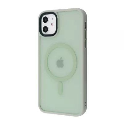 Чохол WAVE Matte Insane Case with Magnetic Ring iPhone 11 mint