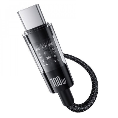 Кабель Baseus Gem Fast-Charging Type-C 100W 1m (P10373002111-00) Black