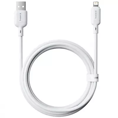 Кабель Baseus Silky Series Fast Charging Lightning 2.4A (2m) (P10377702213-01) white
