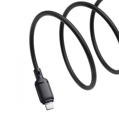 Кабель Baseus Silky Series Fast Charging Lightning 2.4A (2m) (P10377702213-01) white