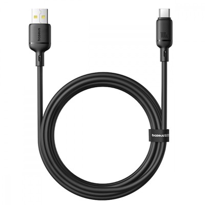 Кабель Baseus Silky Series Type-C 100W (2m) (P10377703113-01) black