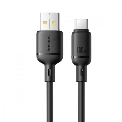 Кабель Baseus Silky Series Type-C 100W (2m) (P10377703113-01) black