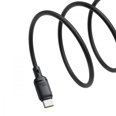Кабель Baseus Silky Series Type-C 100W (2m) (P10377703113-01) black