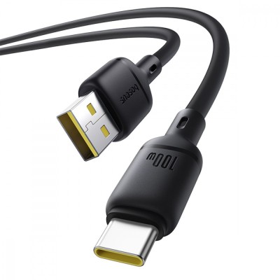 Кабель Baseus Silky Series Type-C 100W (2m) (P10377703113-01) black