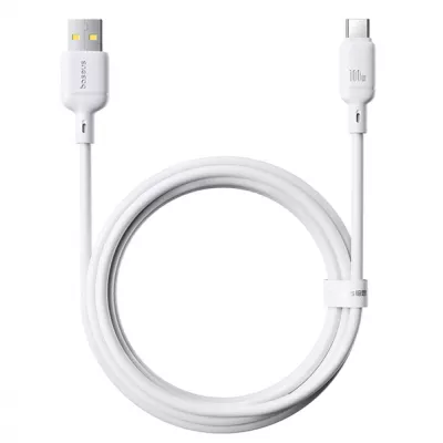 Кабель Baseus Silky Series Type-C 100W (2m) (P10377703213-01) white