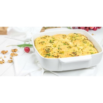 Форма с/к PYREX SIGNATURE 22х22 см/для запікання/квадрат/керам/білий (SG22SR1/7646)
