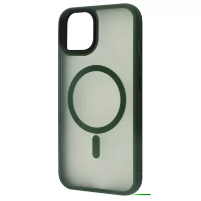Чохол WAVE Matte Insane Case with Magnetic Ring iPhone 13 green