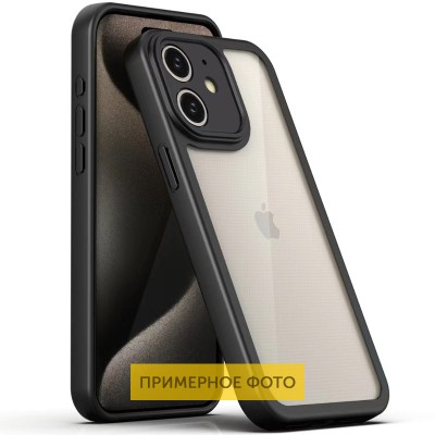 TPU чехол Transparent + Colour 1,5mm для Apple iPhone XR (6.1") Black